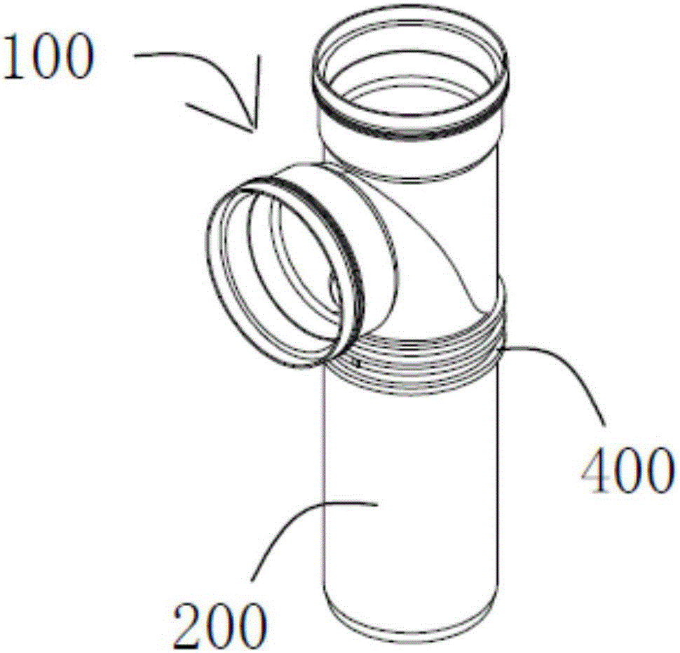 一種建筑排水用的加長穿墻管件的制作方法與工藝