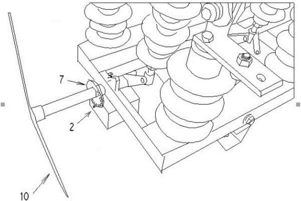 防止带负荷分合柱上隔离开关的闭锁装置的制作方法