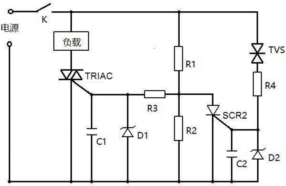 基于电压非线性元件的欠电压检测开关电路的制作方法与工艺