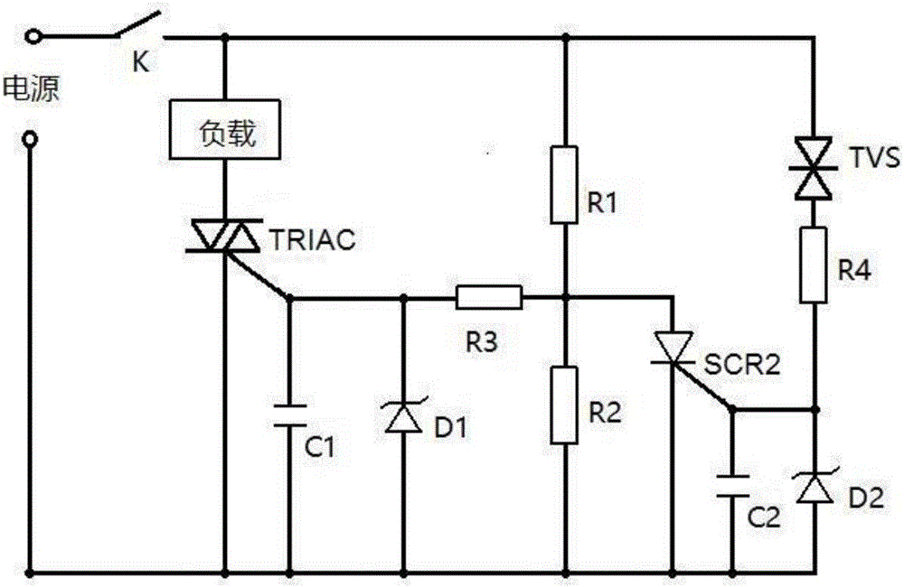 基于電壓非線性元件的欠電壓檢測(cè)開(kāi)關(guān)電路的制作方法與工藝