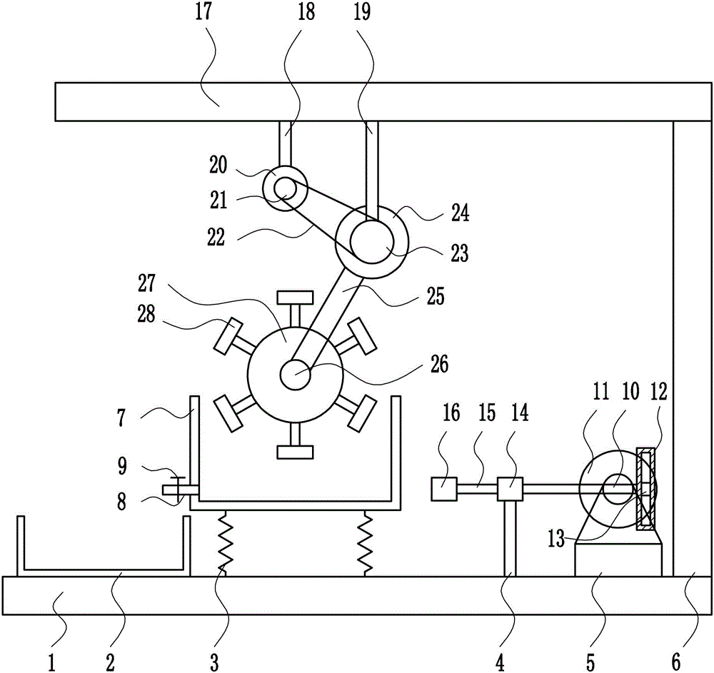 一种建筑工地用工人餐具快速清洗装置的制作方法