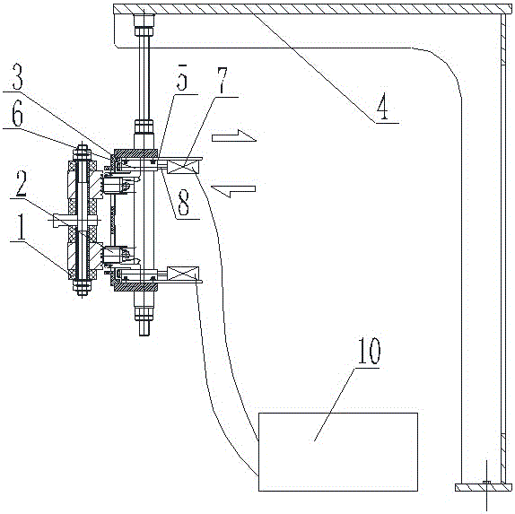 發(fā)電機(jī)碳刷組件的自移動(dòng)調(diào)節(jié)裝置的制作方法