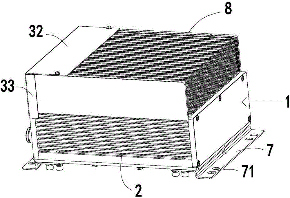 3.3KW的AC/DC转换器外壳结构的制作方法与工艺