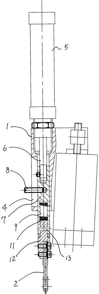 自動后踵分縫壓條機(jī)切斷機(jī)構(gòu)的制作方法與工藝