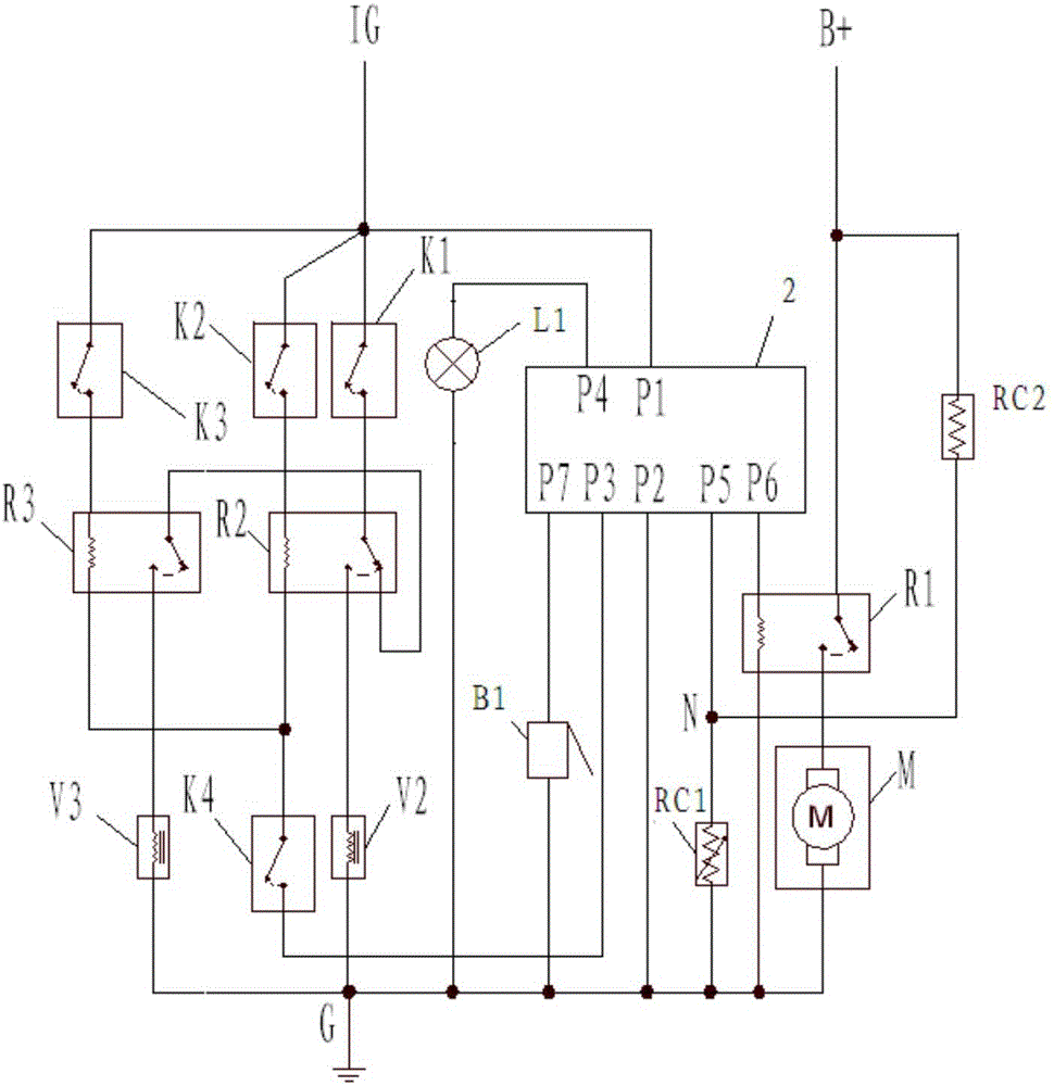 一種卡車提升橋控制電路的制作方法與工藝