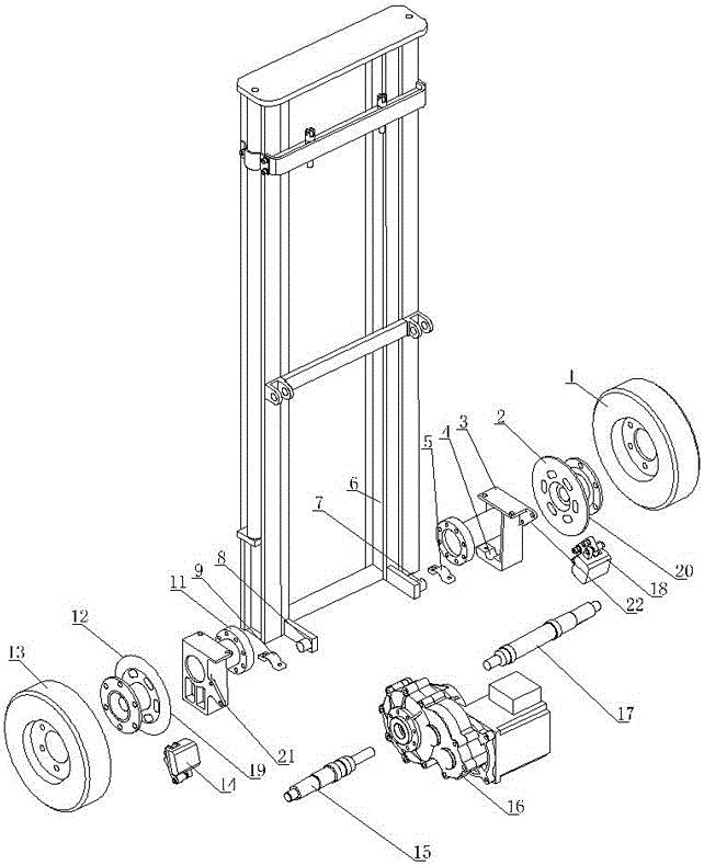 電動(dòng)叉車前橋連接機(jī)構(gòu)的制作方法與工藝