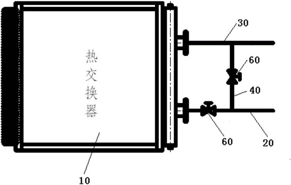 一种热交换器用旁路调温装置的制作方法