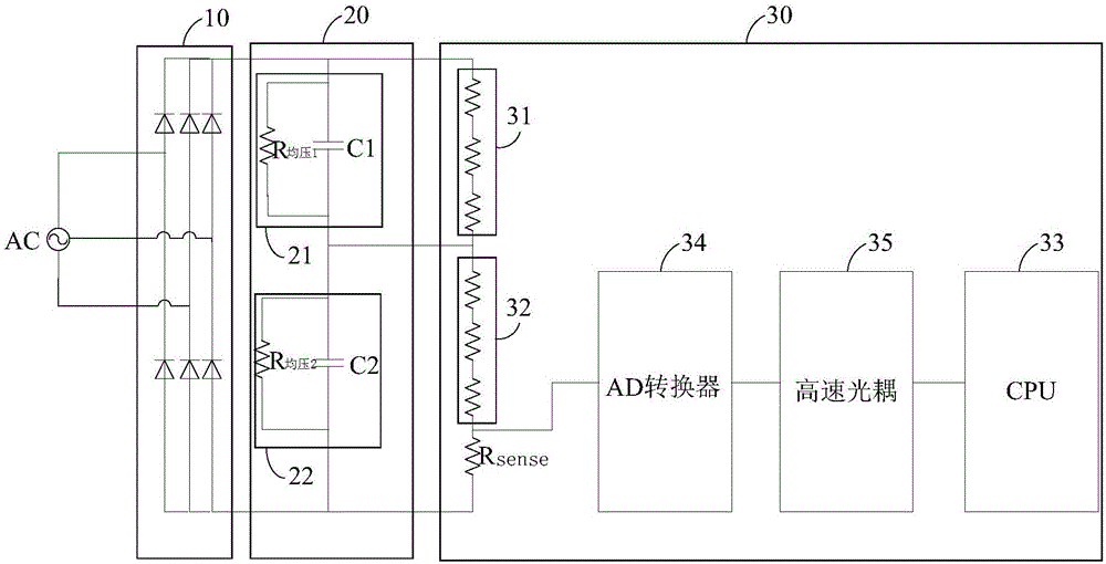 一种直流母线电压检测电路的制作方法与工艺