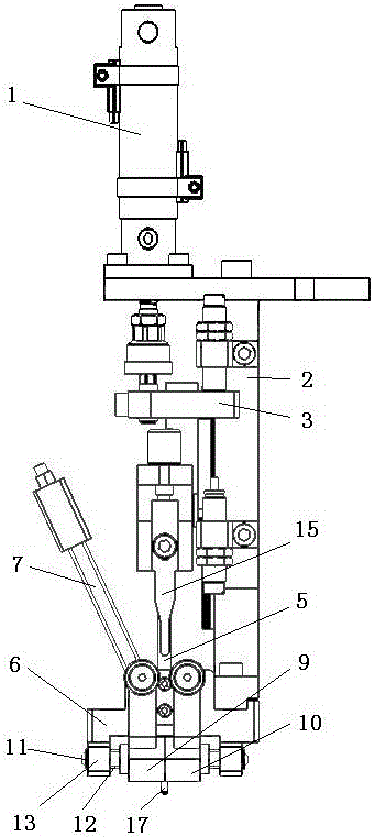 組裝釘自動(dòng)放置機(jī)構(gòu)的制作方法與工藝