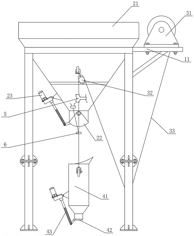 门槽砼垂直送料机的制作方法与工艺