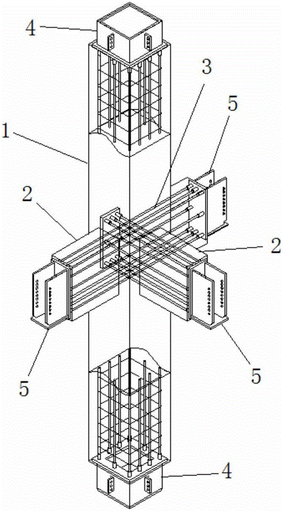 一种采用柱接头连接的预制混凝土柱连接节点的制作方法与工艺