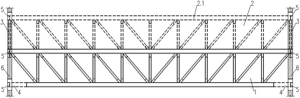 高空大跨度多層桁架式型鋼混凝土組合深梁結構的製作方法