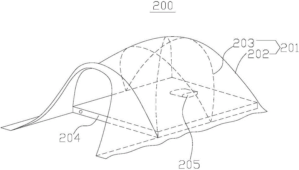 一种气垫帐篷的制作方法与工艺