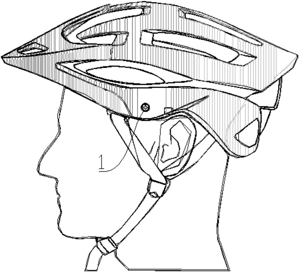 骑行头盔预埋螺丝的制作方法与工艺