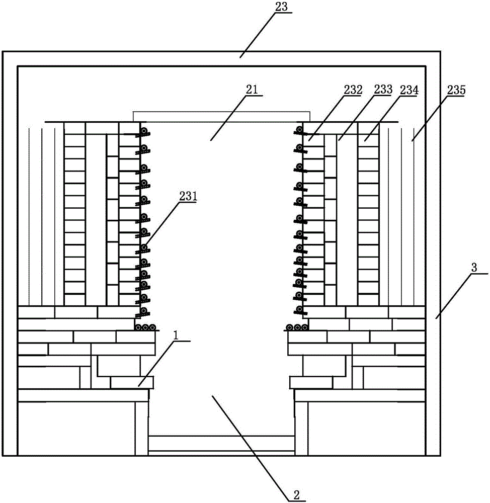 具有两段式升温烧成段的隧道窑的制作方法