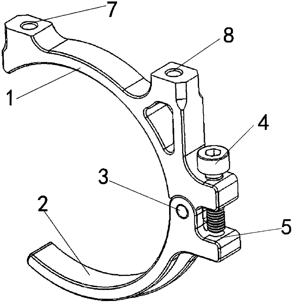 可調(diào)力度夾緊式電機(jī)散熱器支架及應(yīng)用其的散熱裝置的制作方法