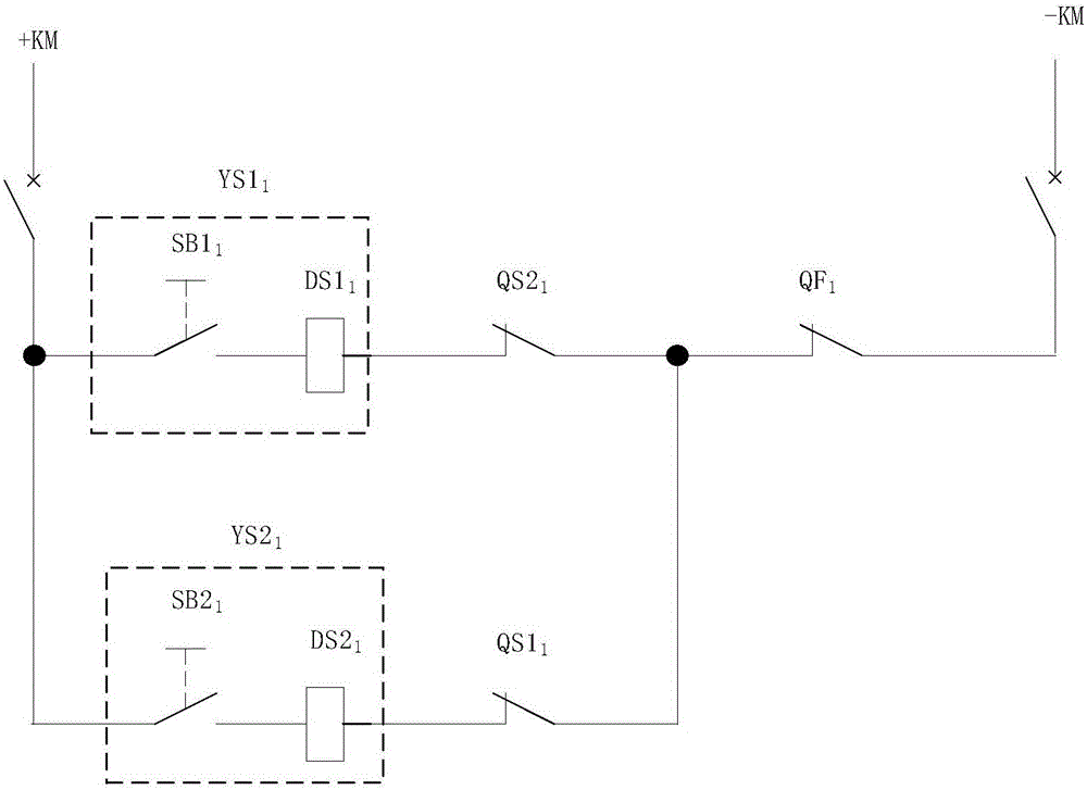 一種雙母線隔離開關(guān)操作閉鎖電氣回路的制作方法與工藝