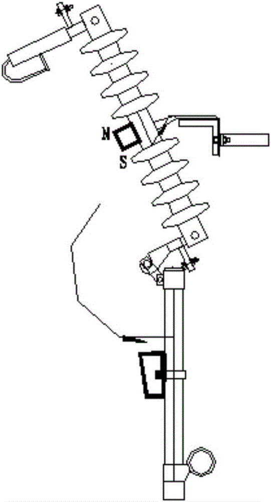 跌落式熔断器的位置信号无源辅助监控系统的制作方法与工艺