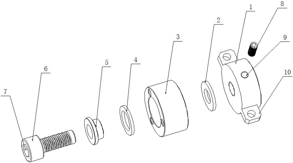 燈具旋轉固定軸的制作方法與工藝