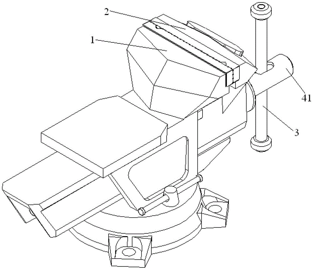 单手操作快速开闭的台钳的制作方法与工艺
