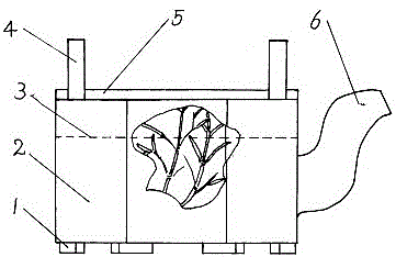 內(nèi)壁字畫(huà)陶制茶壺及制作方法與流程