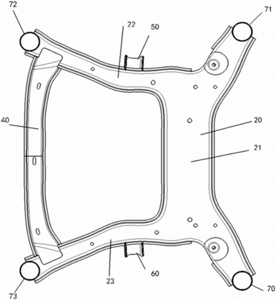 一種電動(dòng)汽車副車架的制作方法與工藝