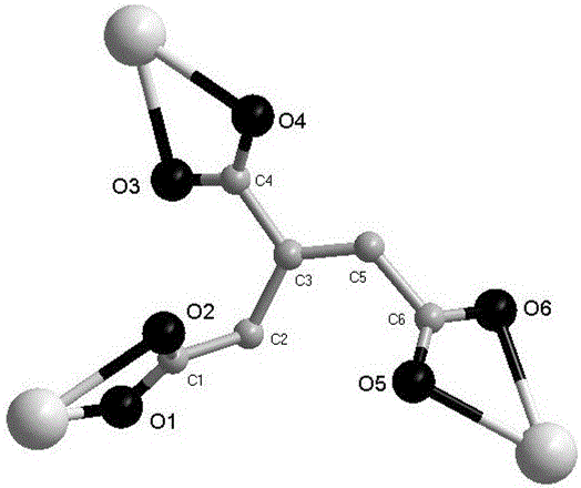 基于反式乌头酸配体的绿光型铽(III)配合物及其制备方法与流程