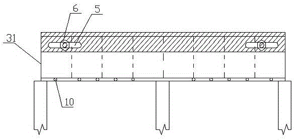 一种喷淋系统用的格栅与气流分布板组合装置的制作方法