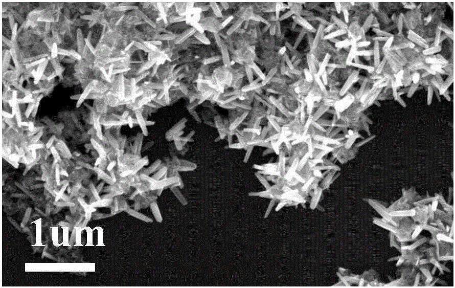 一种金/硫化钼/氧化锌高效光催化制氢纳米材料及其制备方法与流程