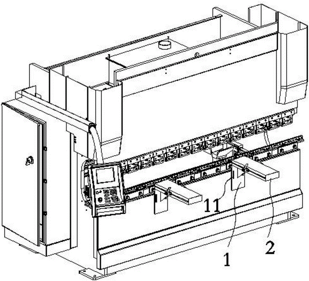 折弯机加工定位装置的制作方法