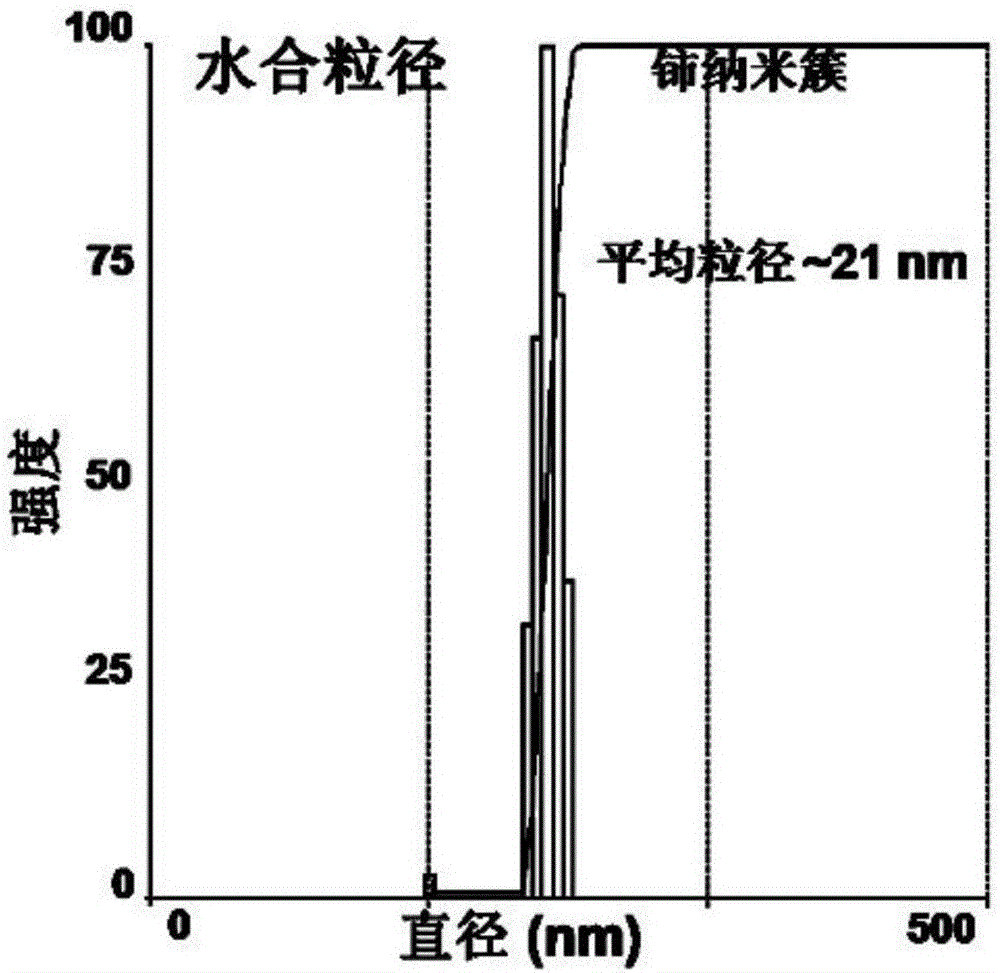 一種蛋白介導(dǎo)合成修飾鈰納米材料的方法與流程