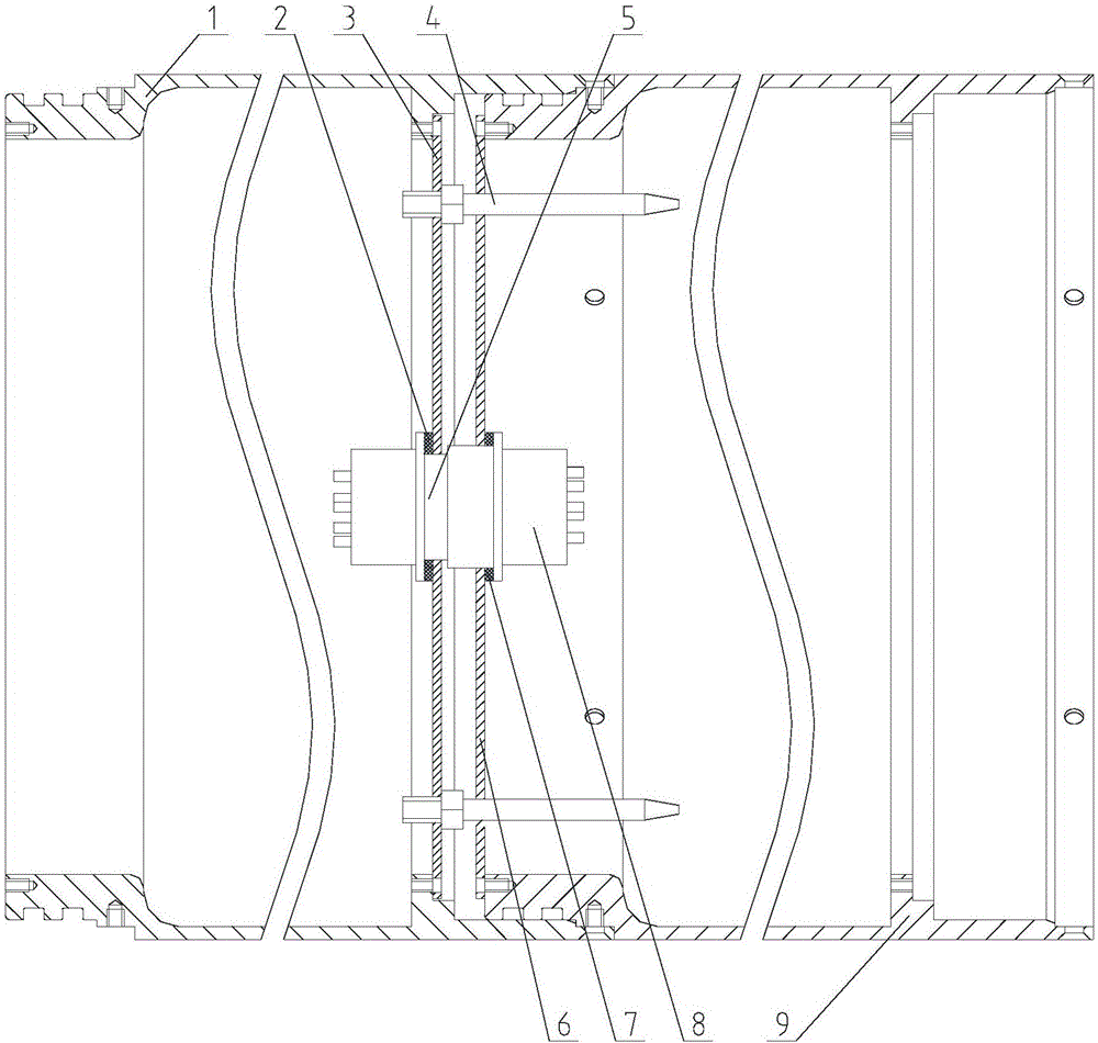 一種直插式水下航行體艙段連接結(jié)構的制作方法與工藝