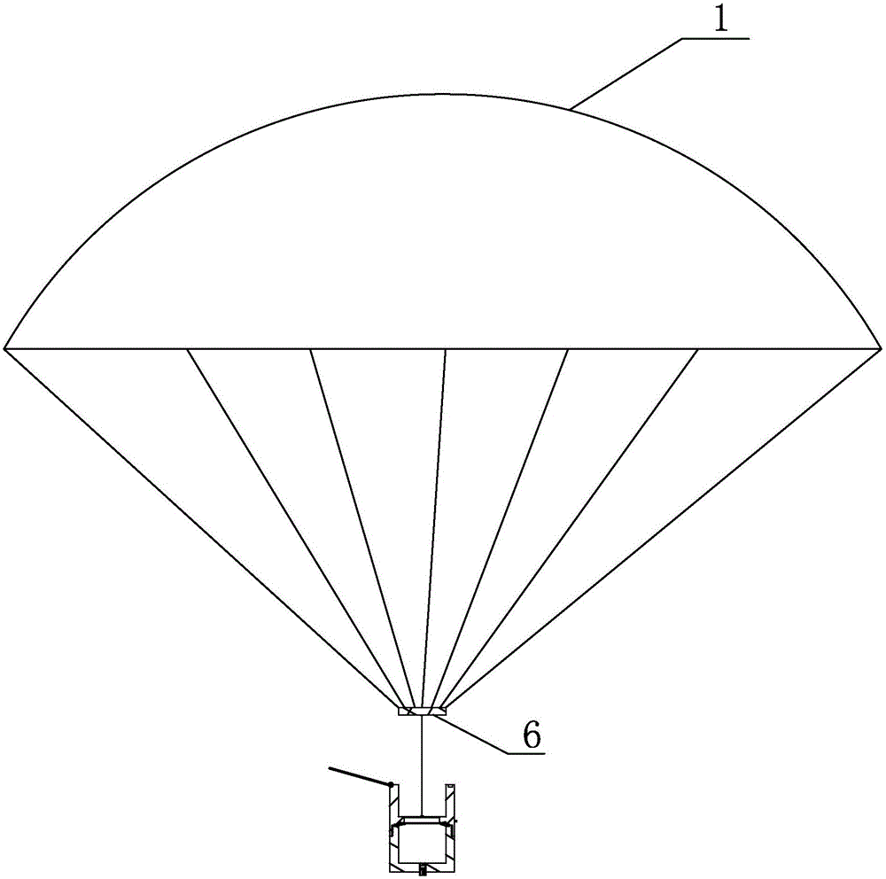 无人机用降落伞弹出装置的制作方法
