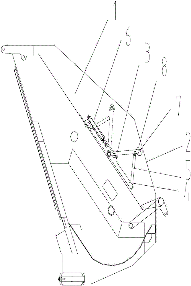 一種新型擋桶機構(gòu)和垃圾壓縮車的制作方法與工藝