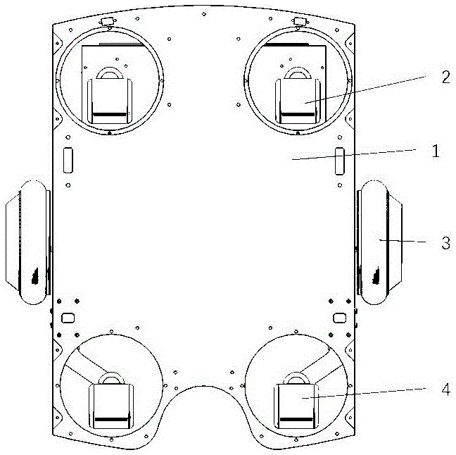 一種防止驅(qū)動(dòng)輪懸空的移動(dòng)送餐機(jī)器人底盤(pán)懸掛系統(tǒng)的制作方法與工藝