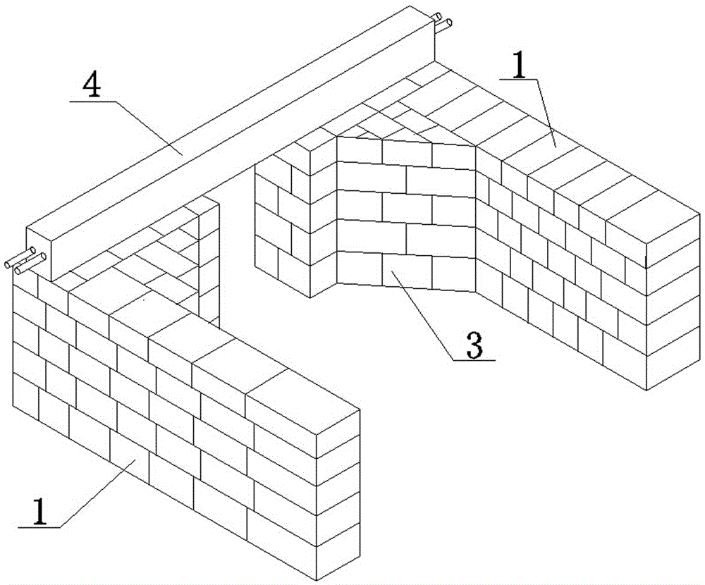 一种白银熔池熔炼炉八字角砌筑方法与流程