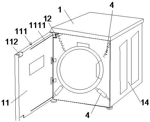 伸缩式滚筒洗衣机的箱体、箱体的伸缩方法以及洗衣机与流程
