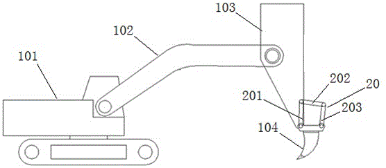 用于将挖掘机改装为新型松土器的改装方法与流程