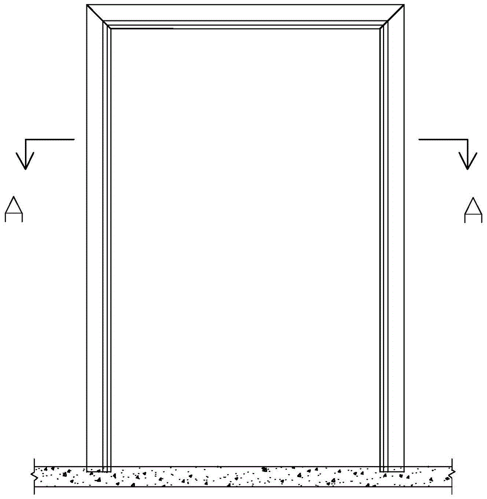 一种门框型材的制作方法与工艺