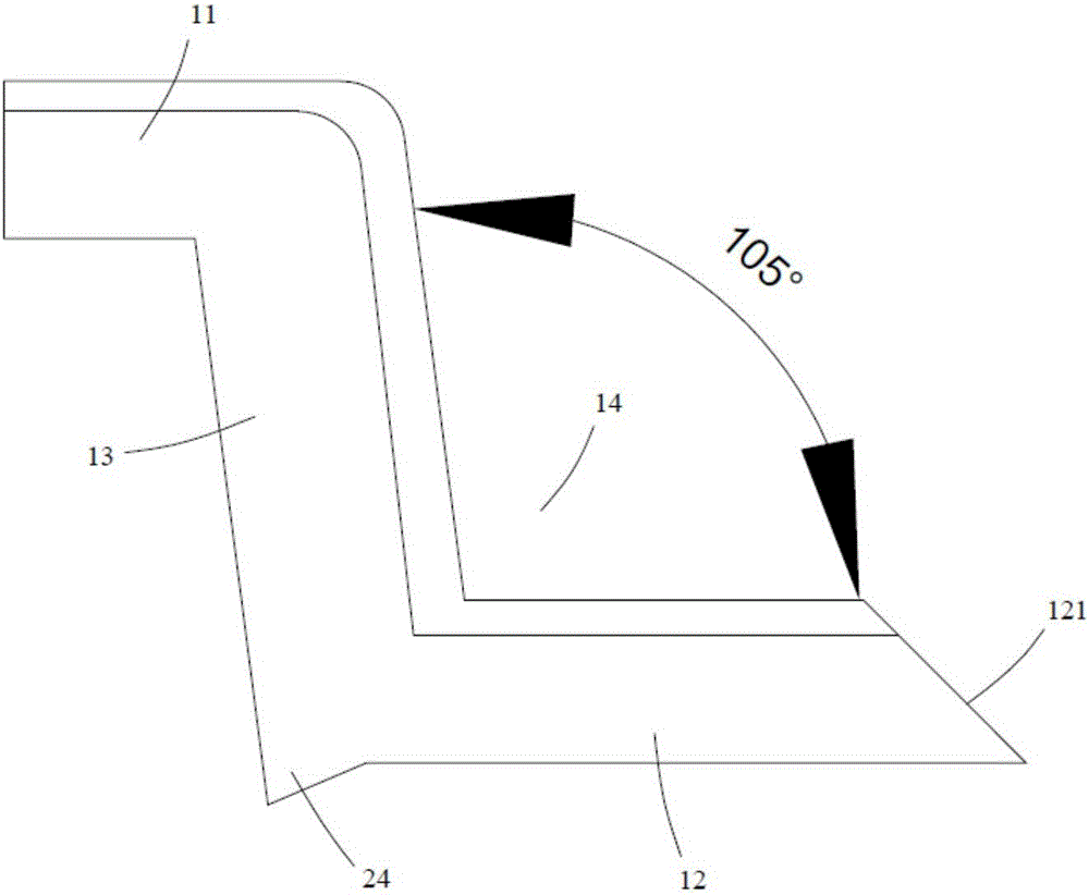 四面包皮雙折角接頭的制作方法與工藝