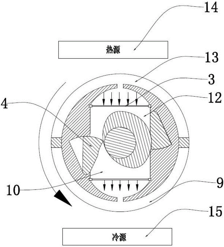 一種轉(zhuǎn)子式斯特林發(fā)動(dòng)機(jī)的制作方法與工藝