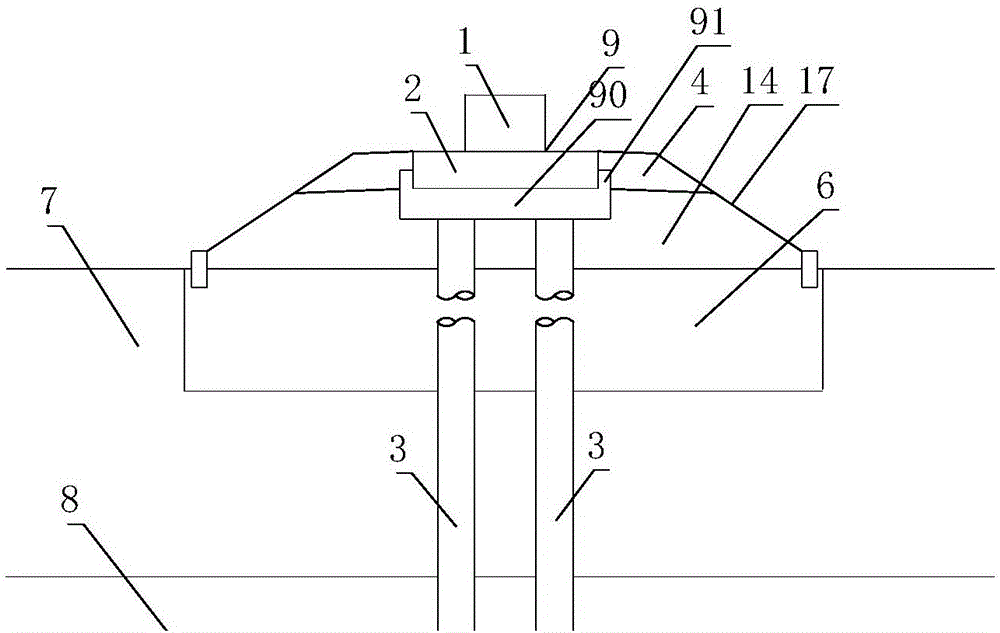 中低速磁浮单线填方地段桩基托梁式承轨梁过渡段结构的制作方法与工艺