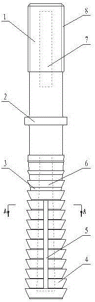 一种3D打印螺旋道钉的制作方法与工艺