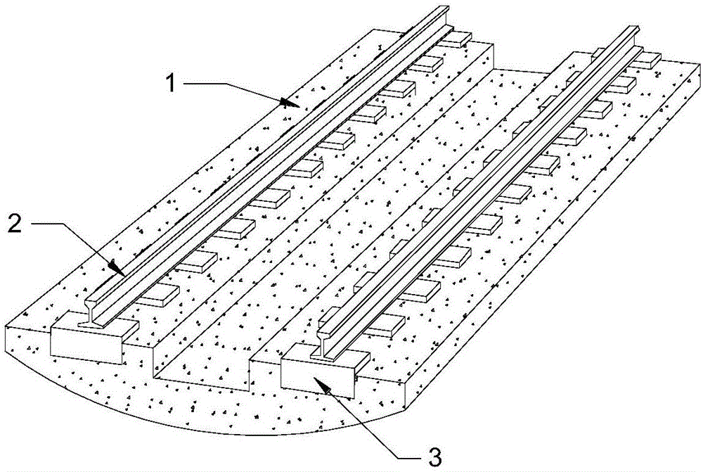 弹性道床结构的制作方法与工艺