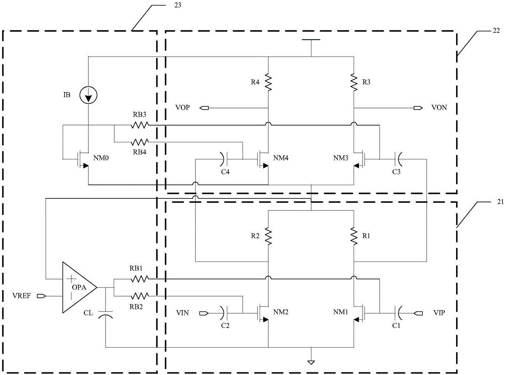 电流复用型高频放大器电路的制作方法与工艺