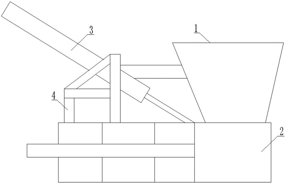 飛灰固化定量壓縮裝置的制作方法