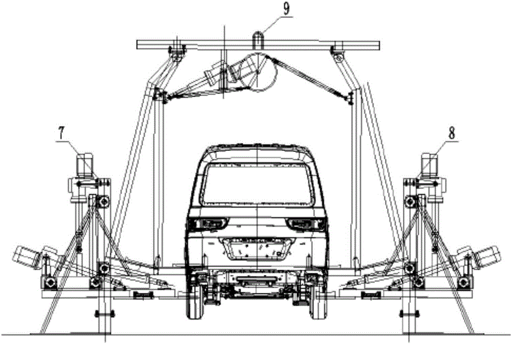 一種整車下線托舉機構的制作方法與工藝