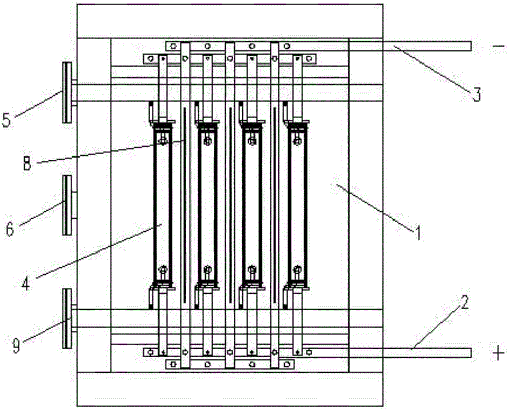 立式隔膜电解槽示意图图片