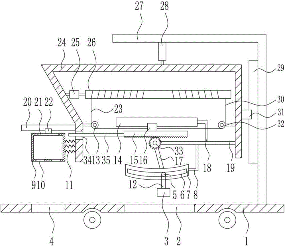 一種建筑工地用地面填平裝置的制作方法