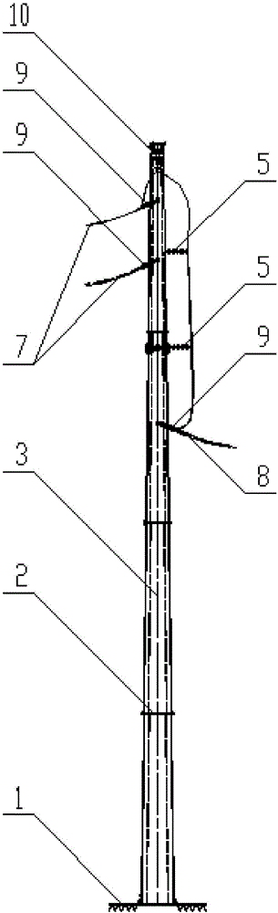 钻跨异型钢管杆的制作方法与工艺